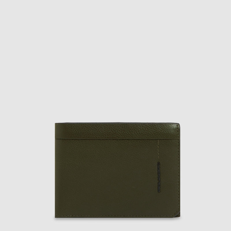 Men's Leather Wallet, 4 Card Slots - Green