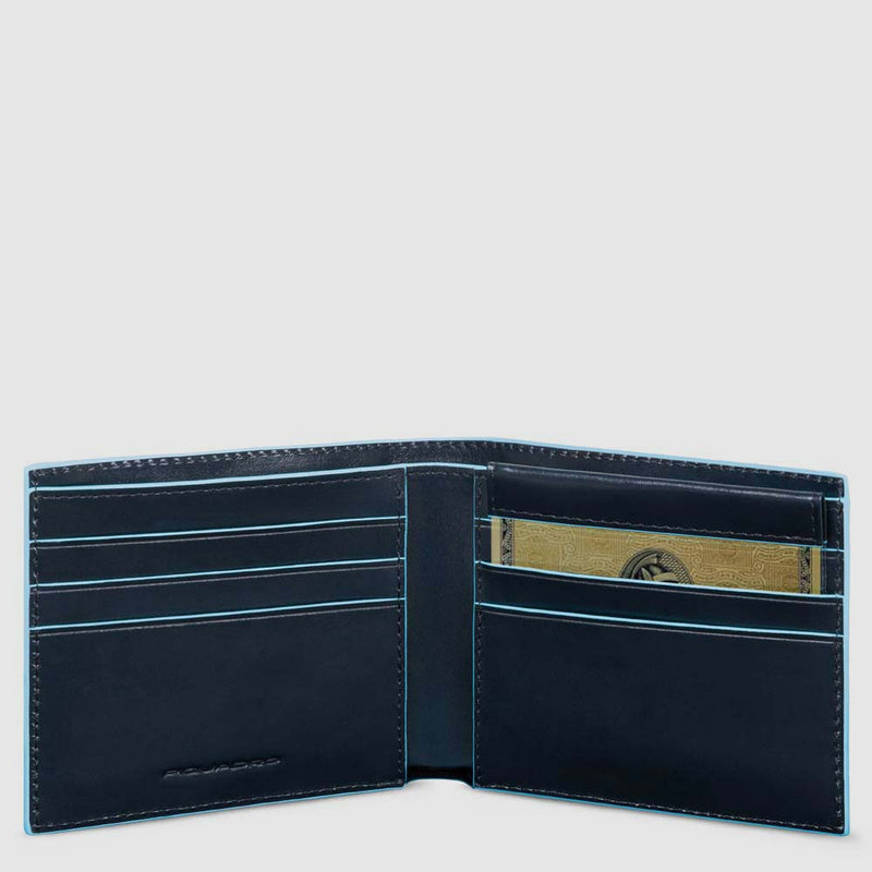 Men's Leather Wallet, RFID Protection, Removable ID Holder