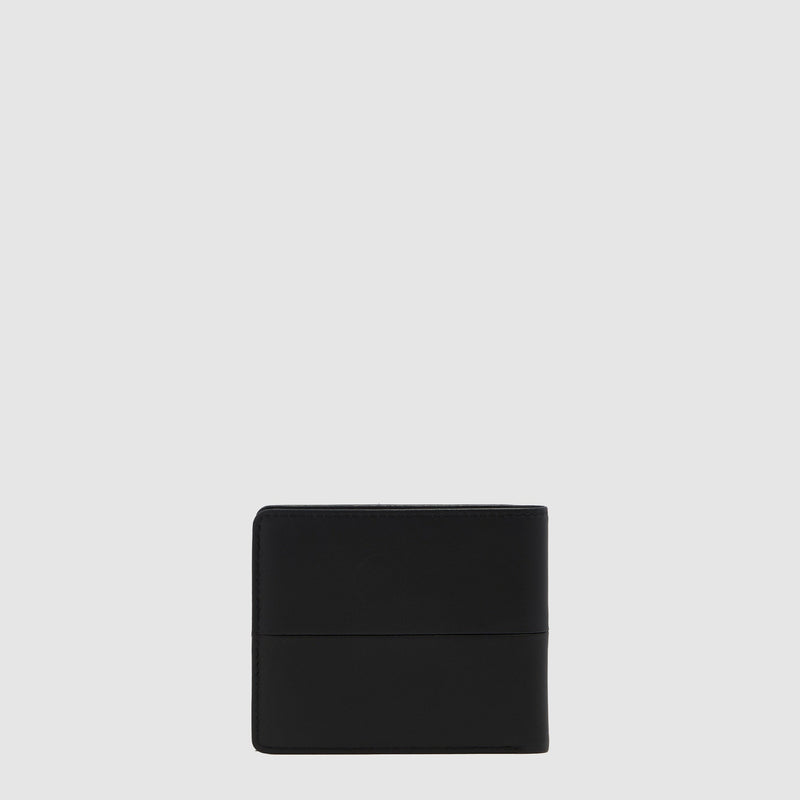 Men's Leather Wallet, 5 Card Slots - Black - photo 2