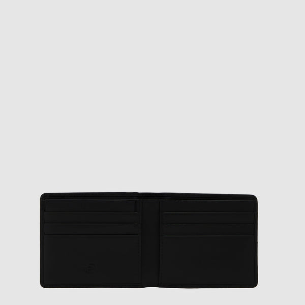 Men's Leather Wallet, 5 Card Slots - Black - photo 3
