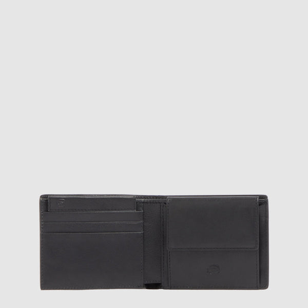 Portefeuille homme avec porte-monnaie - Noir - photo 3